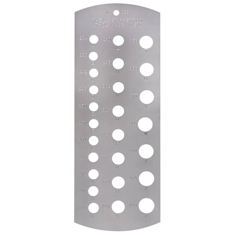 Starrett - Gauge Standard Letter Size Drill .234-.413in Dia | 198