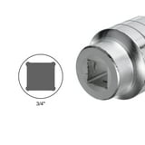 Trax - 42mm 3/4"D 12PT Met Socket | ARX-HS3442