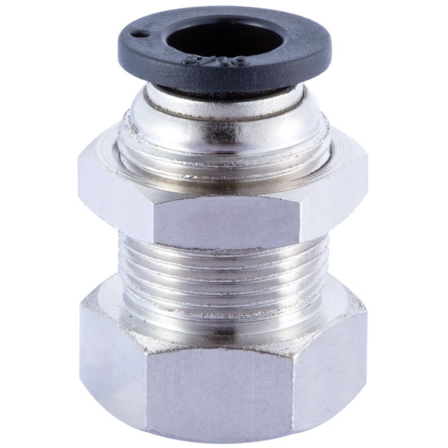 IFS - QF31F 1/4x1/8 Push-In Female Bulkhead Connector | 20-031F-0402