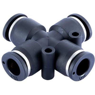 IFS - QF68 1/4 Push-In Tee Cross | 20-068-04