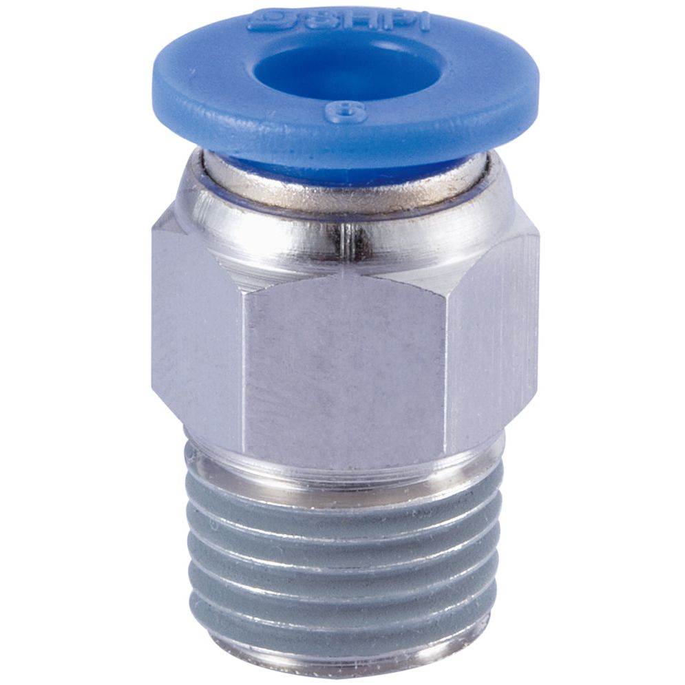 Ifs Connector IFS - Qfm3 10mmx1/8 Push-in Male Connector | 20-M003-10 () | IFS ...