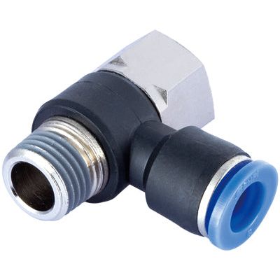 IFS - QFM7 10mmx1/4 Push-In Single Banjo M&F Elbow | 20-M007-1004