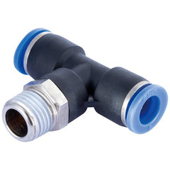 IFS - QFM12 10mmx1/2 Push-In Male Branch Tee | 20-M012-1008
