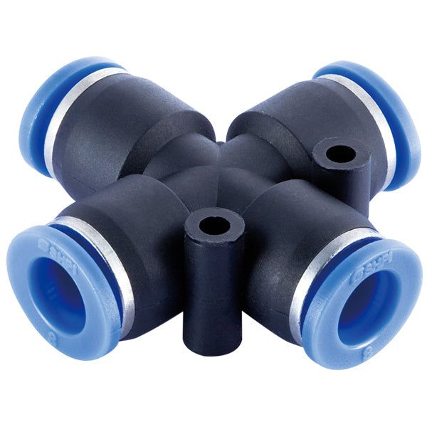 IFS - QFM68 6mm Push-In Cross | 20-M068-06