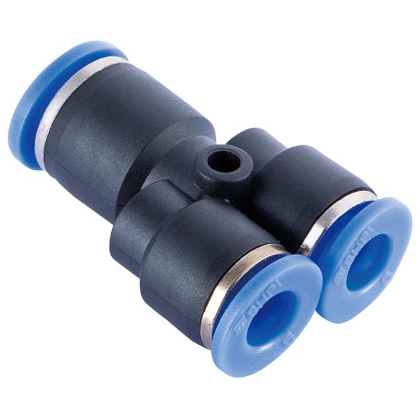 IFS - QFM75R 10mmx8mm Push-In Reducing 'Y' Union | 20-M075R-1008