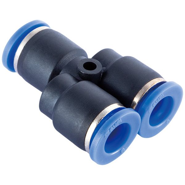 IFS - QFM75 6mm Push-In 'Y' Union | 20-M075-06
