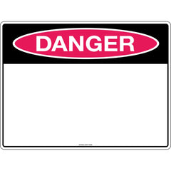 Uniform Safety Signs - 450x300mm - Poly - Danger Blank | 200LSP