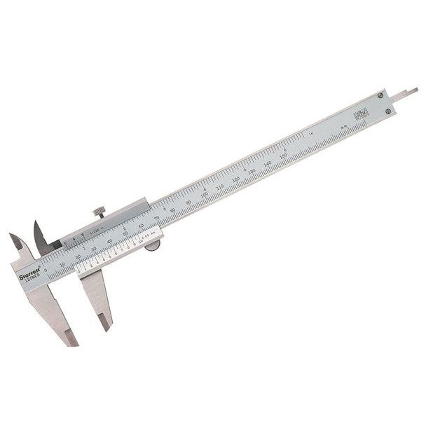 Starrett - Vernier Caliper 200mm/8in .05mm &1/128in Grad | 125meb-8/200