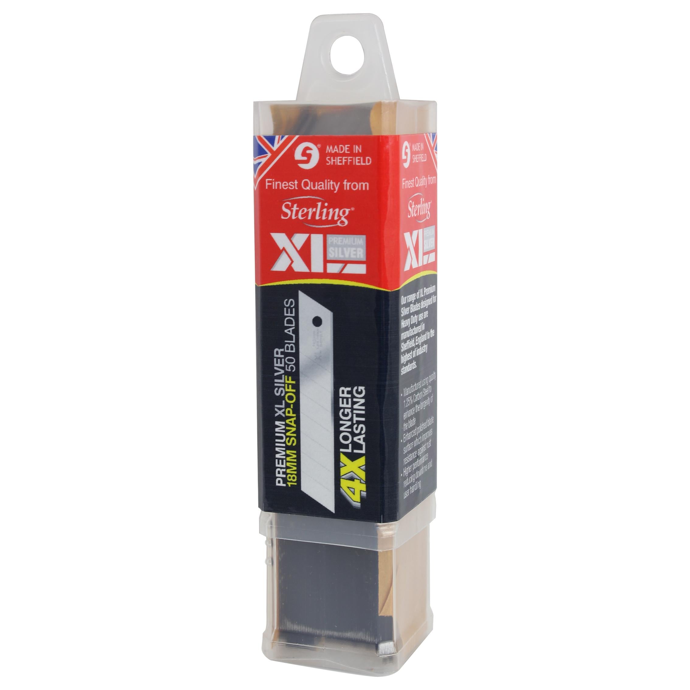 XL Premium Silver 18mm Large Snap Blades (x50)
