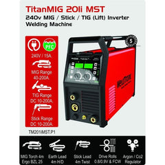 Weldtronic - TitanMIG 201iMST PFC Package | TM201MST.P1