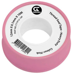 Hardie Hose - PTFE Tape 12mm x 10 Metres Pink | AA-PTFE-P