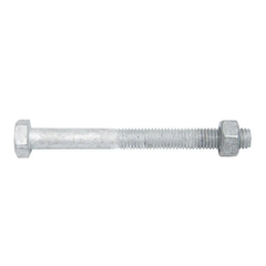 Bremick - Grade 2 BSW Bolt & Nut Galvanised 1/2" x 1 1/4" (Box of 25)