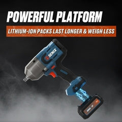 Senix - 1/2" X2 18V Brushless High-torque IMPACT Wrench Skin | PDWX2-M3-EU-0