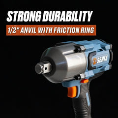 Senix - 1/2" X2 18V Brushless High-torque IMPACT Wrench Skin | PDWX2-M3-EU-0