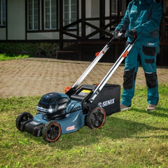 Senix - 2x2 36V Brushless 46cm (18") Self-propelled Lawnmower Kit | LSSX2-H-EU