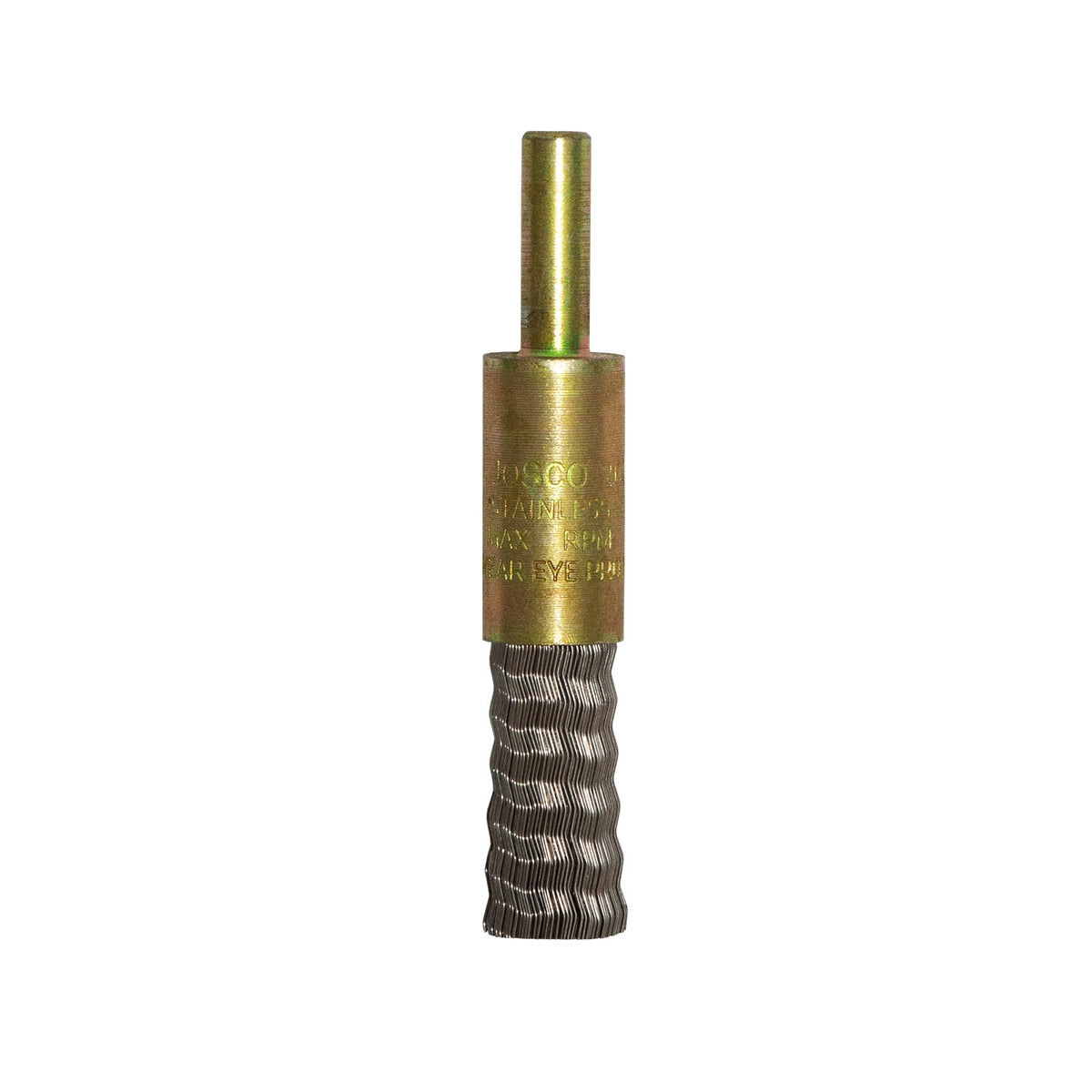 Josco - Brush Cup CR 11 Flat End 6 Spindle 0.30 Stainless 316 | 202SS