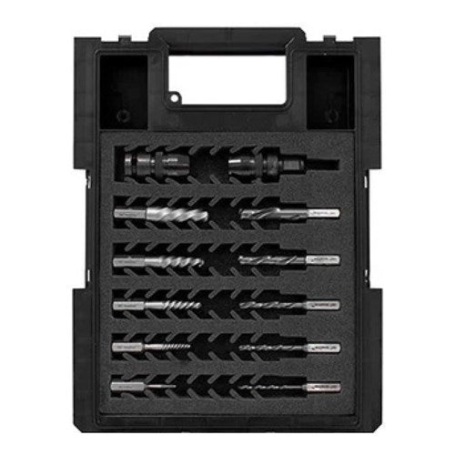 Alpha Versadrive 12 Pc Impactabite Impact Drill & Stud Extractor M5-m26