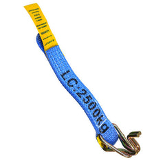 Austlift - Tie Down Tail Piece with Hook and Keeper 0.36m Long with no Ratchet 50mm Wide LC2500kg | 204361