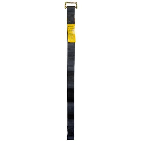 Austlift - Tautliner Strap Black with Bent Rail Hook 44mmx850mm LC 1000KG | 207311