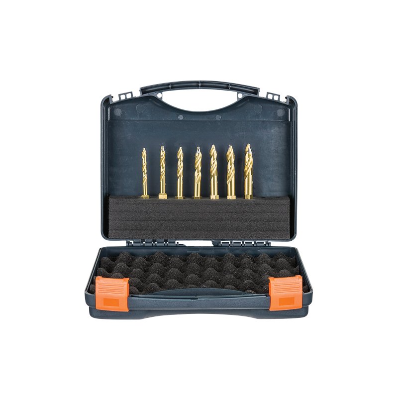 Alpha Screwdriver Bits Versadrive Turbotip Impact Drill Bit Set, 6, 7, 8, 9, 10, 11, 12mm
