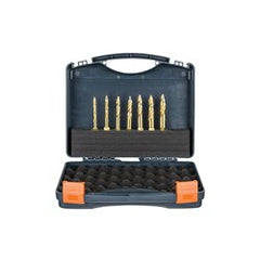 Alpha Screwdriver Bits VersaDrive Turbotip Impact Drill Bit Set, 6, 7, 8, 9, 10, 11, 12mm