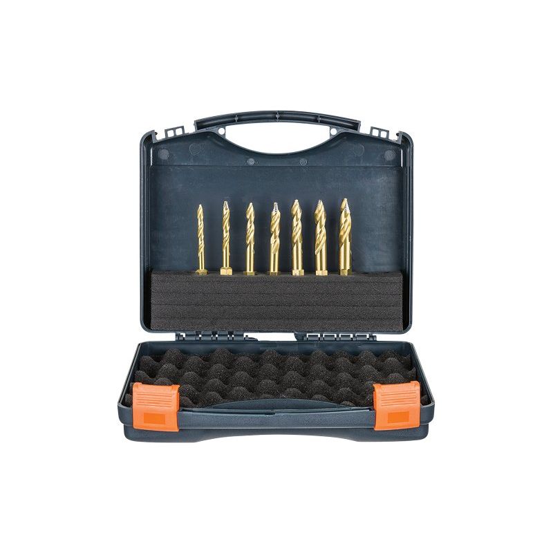 Alpha Screwdriver Bits Versadrive Turbotip Impact Drill Bit Set, 6, 7, 8, 9, 10, 11, 12mm