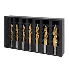 Alpha - Screwdriver Bits VersaDrive TurboTip Impact Drill Bit Set, 6, 8, 10, 12, 14, 18, 22mm | 209015-SET4