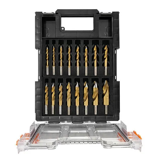 Alpha Stakit Etop2 Turbotip Impact Drill Bit 3/16-1/2" 12pc