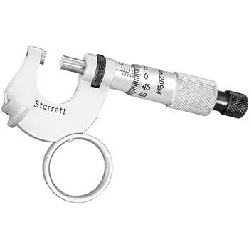 Starrett - Can Curl Micrometer 0-12.5mm Range 0.01mm Grad | 209mrl