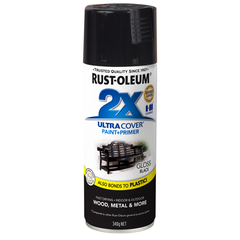Rust-Oleum  - 2X Gloss Black - Spray 340g | 276315