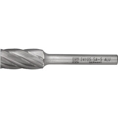 PFERD - Dia. 12.7 x 25.4mm Tungsten Carbide High-Performance Burr Alu Cylindrical Zya Shank Dia. 6.35mm Aluminium/Non-Ferrous Metal | 21724105
