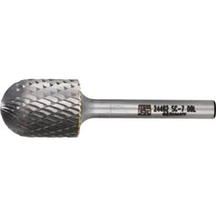 PFERD - Dia. 19X25.4mm Tungsten Carbide Burr Cylindrical With Radius End Wrc  Shank Dia. 6.35mm Z3P Universal Medium Cross Cut | 21724482