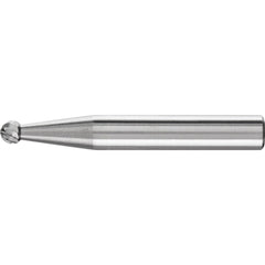 PFERD - Ball Shape Burr KUD 1/4" Shank SD-14 KUD 4.8x3.17x6.35 C3 PLUS | 21724532 1