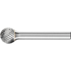 PFERD - Ball Shape Burr KUD 1/4" Shank SD-5 KUD 12.7x11.1x6.35 C3 PLUS | 21724582 1