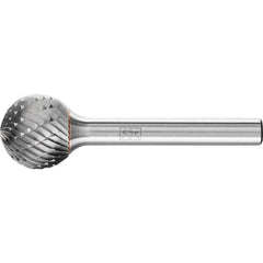 PFERD - Dia. 15.9 x 14.3mm Tungsten Carbide Burr Ball Kud Shank Dia. 6.35mm Z3P Universal Medium Cross Cut | 21724592
