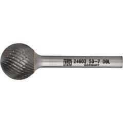 PFERD - Dia. 19 x 17.4mm Tungsten Carbide Burr Ball Kud Shank Dia. 6.35mm Z3P Universal Medium Cross Cut | 21724602