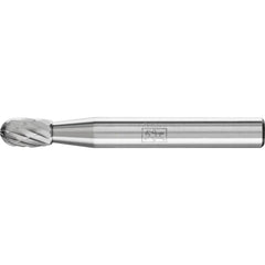 PFERD - Dia. 6.35 x 9.5mm Tungsten Carbide Burr Oval Tre Shank Dia. 6.35mm Z3P Universal Medium Cross Cut | 21724632