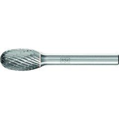 PFERD - Dia. 12.7 x 22.2mm Tungsten Carbide Burr Tree Shape with Radius End Rbf Shank Dia. 6.35mm Z3P Universal Medium Cross Cut | 21724652