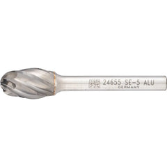 PFERD - Dia. 12.7 x 22.2mm HSS Rotary Cutter Alu Oval Shape Tre Shank Dia. 6.35mm Aluminium/Non-Ferrous | 21724655