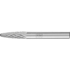PFERD - Dia. 6.35 x 15.9mm Tungsten Carbide Burr Tree Shape with Radius End Rbf Shank Dia. 6.35mm Z3P Universal Medium Cross Cut | 21724692