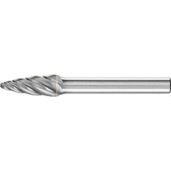 PFERD - Tree Radius Burr RBF 1/4" Shank SF-1 RBF 6.35x15.9x6.35 ALU | 21724695 1