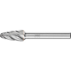 PFERD - Dia. 9.5 x 19mm Tungsten Carbide High-Performance Burr Alu Tree Shape with Radius End Rbf Shank Dia. 6.35mm for Aluminium/Non-Ferrous Metals | 21724705