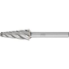 PFERD - Dia. 12.7 x 28.6mm Tungsten Carbide High-Performance Burr Alu Tree Shape with Radius End Kel Shank Dia. 6.35mm for Aluminium/Non-Ferrous Metals | 21725165