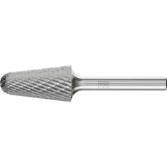 PFERD - Dia. 15.9 x 33.3mm Tungsten Carbide Burr Tree Shape with Radius End Kel Shank Dia. 6.35mm Z3P Universal Medium Cross Cut | 21725182
