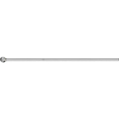 PFERD - Dia. 12.7 x 11.1mm Tungsten Carbide Burr Ball Kud Shank Dia. 6.35 x 150mm Z3P Universal Medium Cross Cut | 21725942