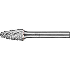 PFERD - Dia. 9.5 x 19mm Tungsten Carbide High-Performance Burr Allround Tree Shape with Radius End Rbf Shank Dia. 6.35mm Universal Coarse | 21728007