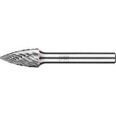 PFERD - Dia. 9.5 x 19mm Tungsten Carbide High-Performance Burr Allround Pointed Tree Spg Shank Dia. 6.35mm Universal Coarse | 21728015