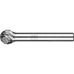 PFERD - Dia. 9.5 x 7.9mm Tungsten Carbide High-Performance Burr Allround Ball Kud Shank Dia. 6.35mm Universal Coarse | 21728021