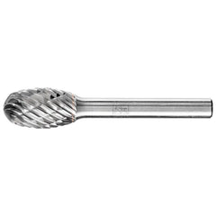 PFERD - Dia. 12.7 x 22.2mm Tungsten Carbide High-Performance Burr Allround Oval Tre Shank Dia. 6.35mm Universal Coarse | 21728025
