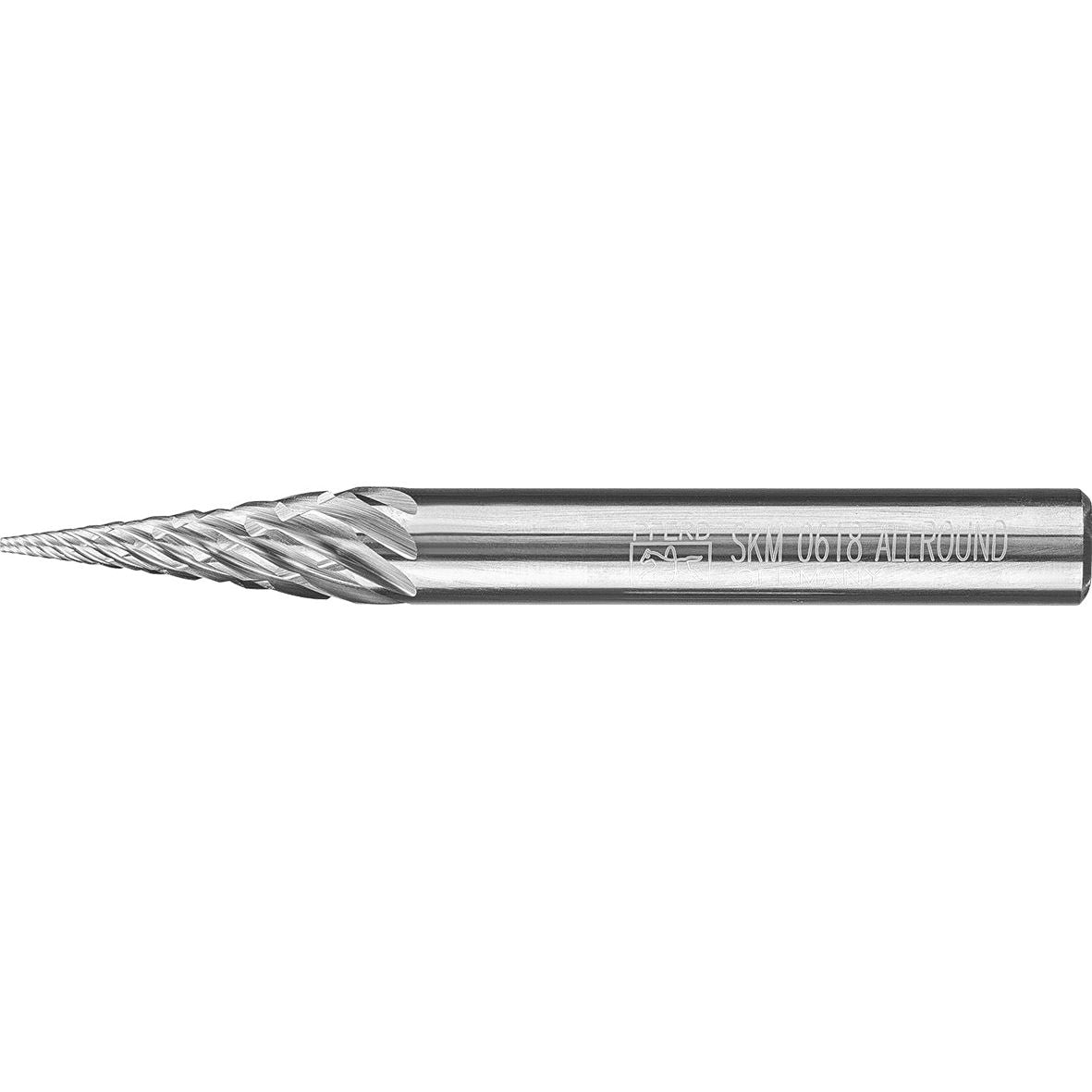 PFERD - Pointed Cone Burr SKM 1/4" Shank SM-1 SKM 6.35x25.4x6.35 ALLROUND | 21728036 1